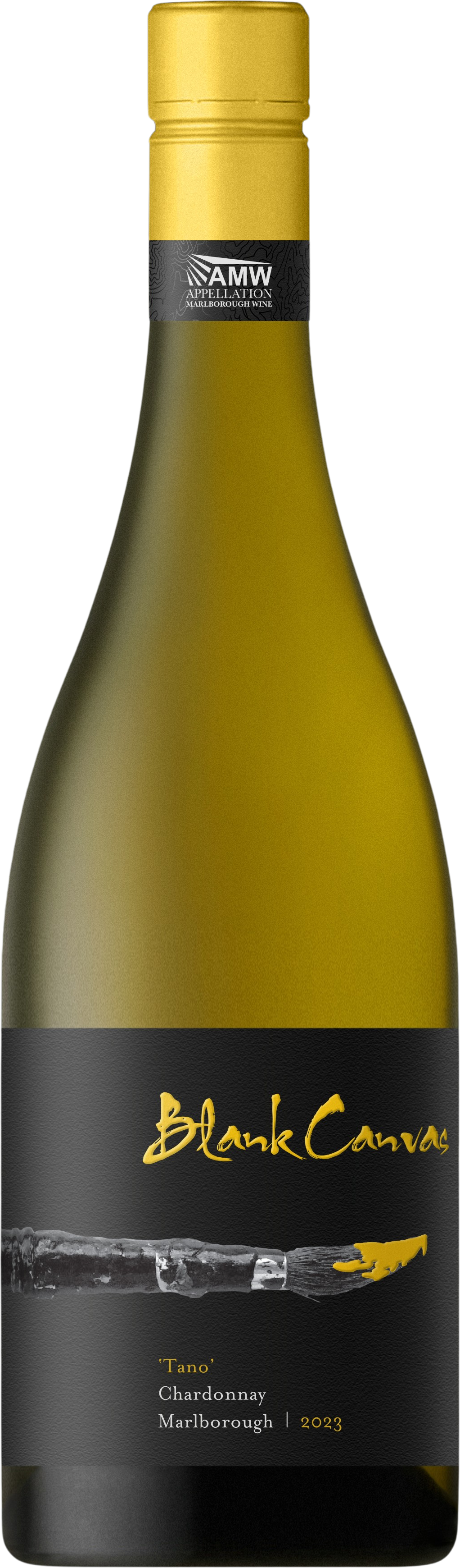 Blank Canvas Tano Chardonnay 2023 Marlborough bottle